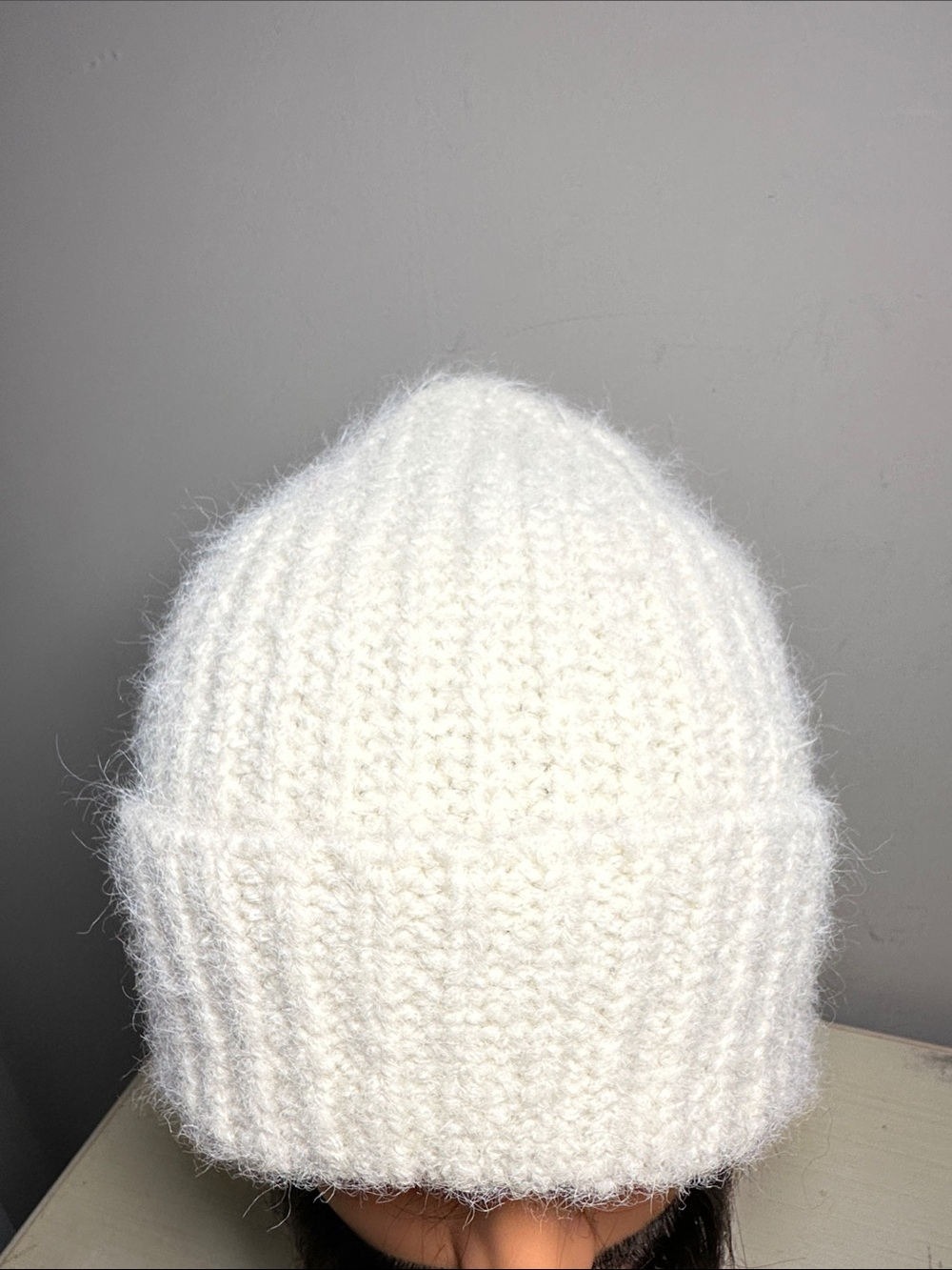 CALIA New off White Cozy oversized Knit Beanie